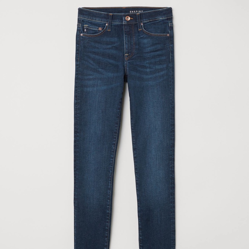 H&M Dark Blue Shaping Skinny Jeans
